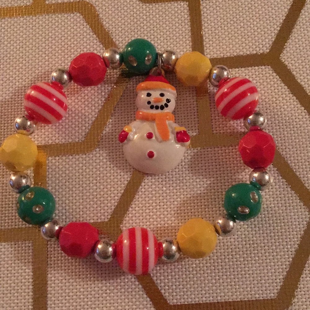 Snowman bracelet